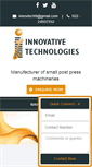 Mobile Screenshot of innovtech-india.com